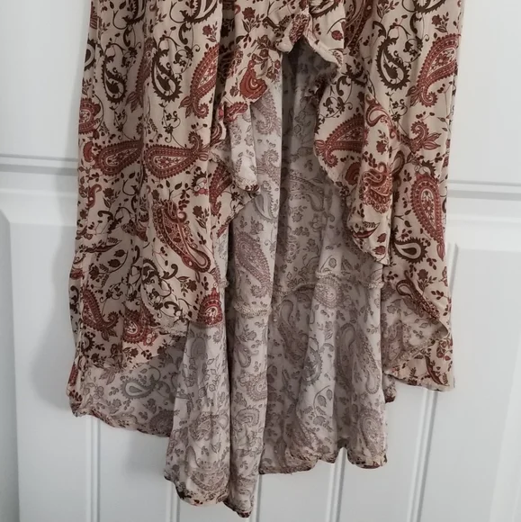 Vine and Valley v-neck spaghetti strap high low dress size Medium - Picture 6 of 10